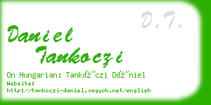 daniel tankoczi business card